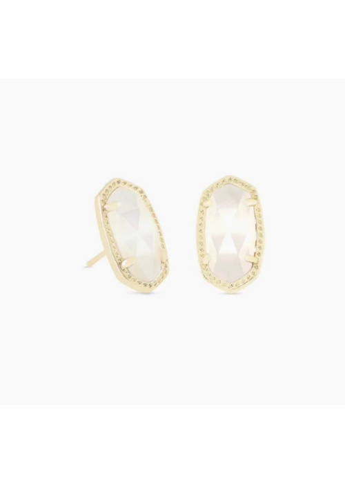 Kendra Scott The Ellie Earring in Ivory Mother of Pearl