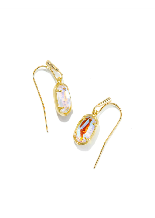 Kendra Scott The Grayson Gold Drop Earring in Dichroic Glass