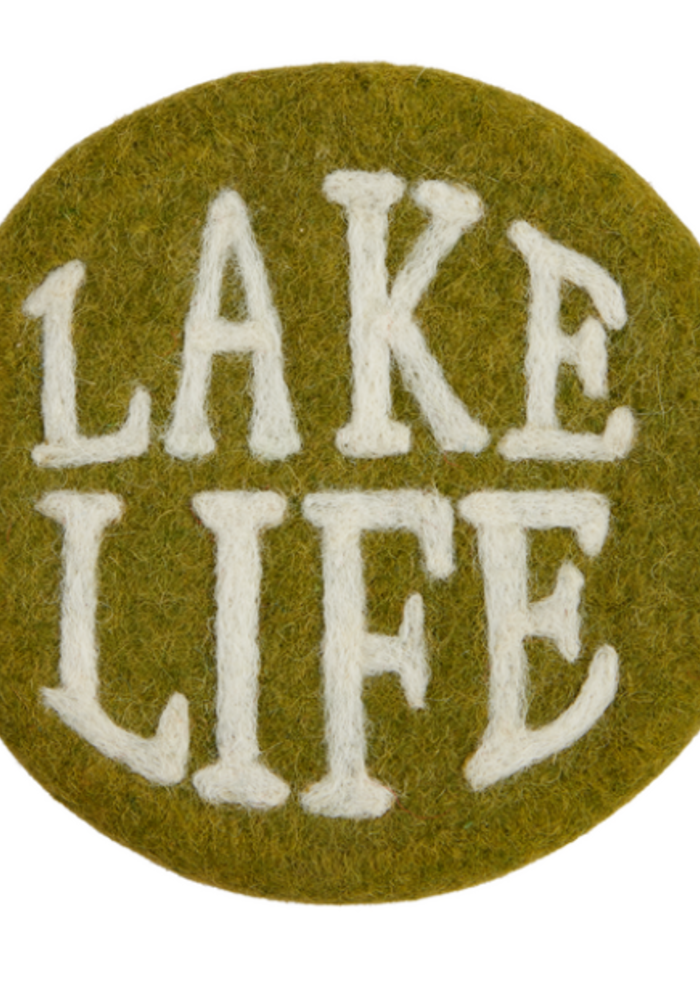 Lake Life Felt Wool Trivet