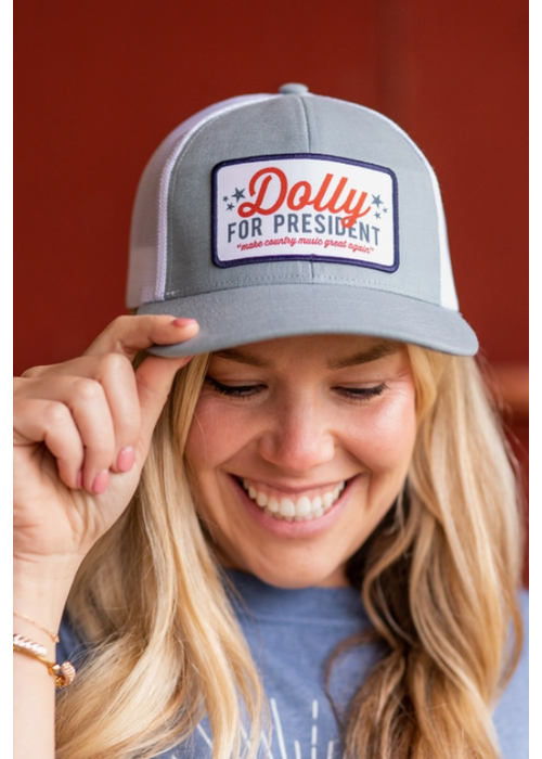 Dolly for President Patch Trucker Hat