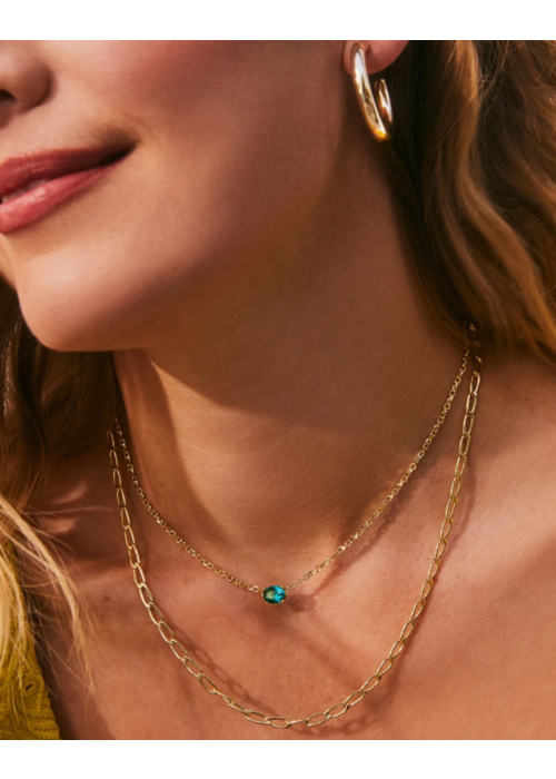 Kendra Scott | Jewelry | Kendra Scott Large Paperclip Chain Necklace In 8 K  Gold | Poshmark