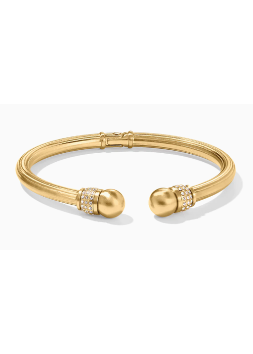 Brighton Meridian Gold Open Hinged Bangle