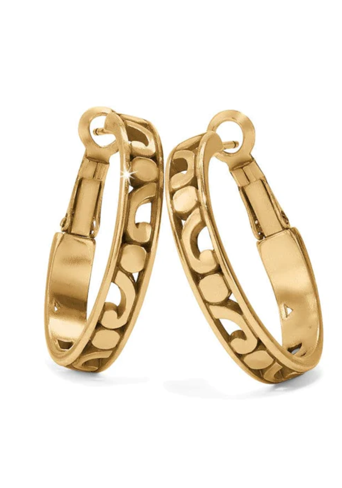 Contempo Gold Hoop Earrings
