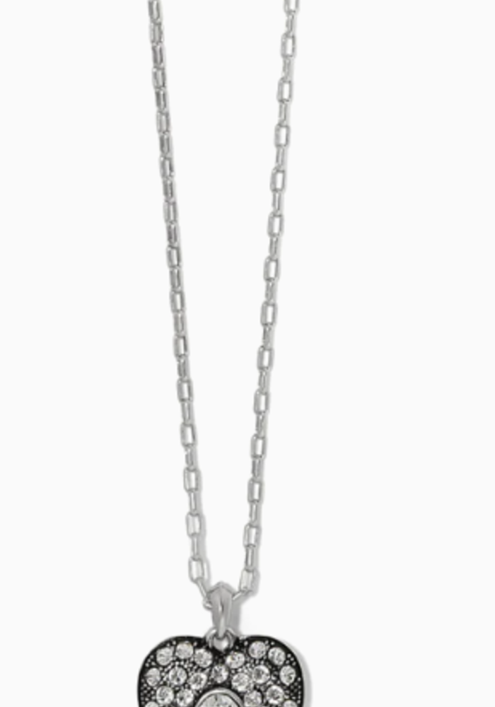 Adela Silver Heart Mini Necklace