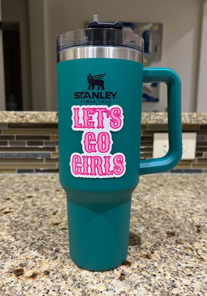 Let's Go Girls Cup Magnet