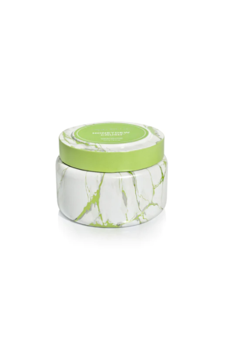 Capri Blue Honeydew Crush Marble Travel Tin | 8.5 oz