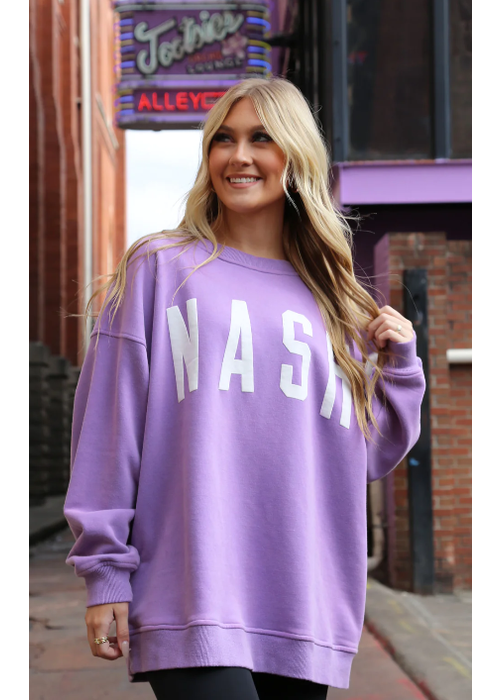 The NASH Collection The Chelsea Oversize NASH Crew