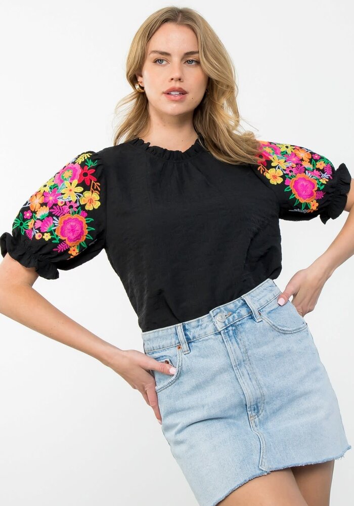 The Palm Beach Embroidered Top