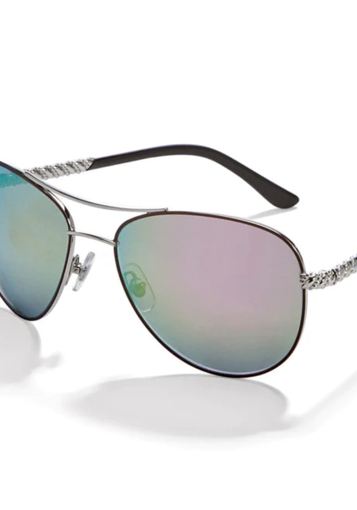 Helix Green + Pink Sunglasses