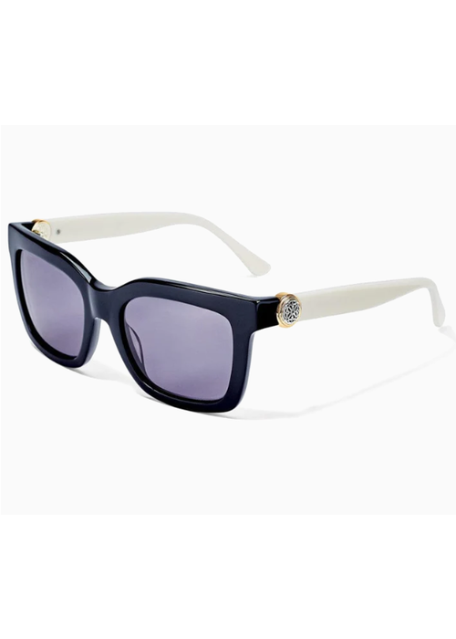 Brighton Ferrara Black + White Two Tone Sunglasses