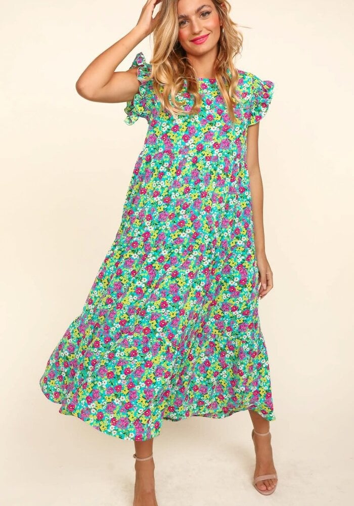 The Frisco Floral Tiered Maxi Dress