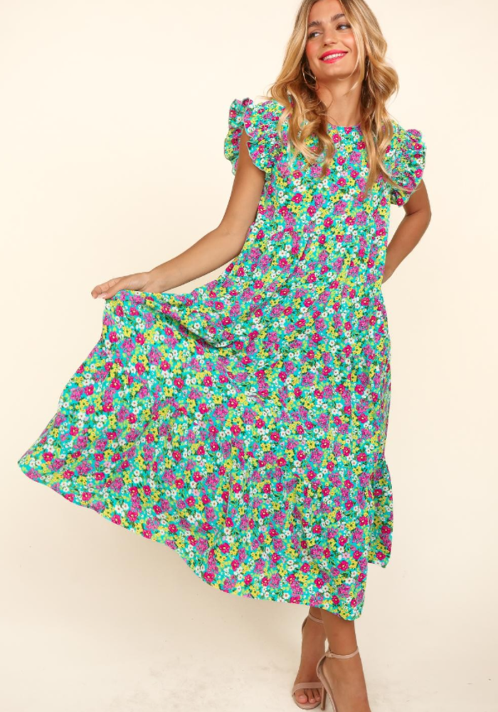 The Frisco Floral Tiered Maxi Dress