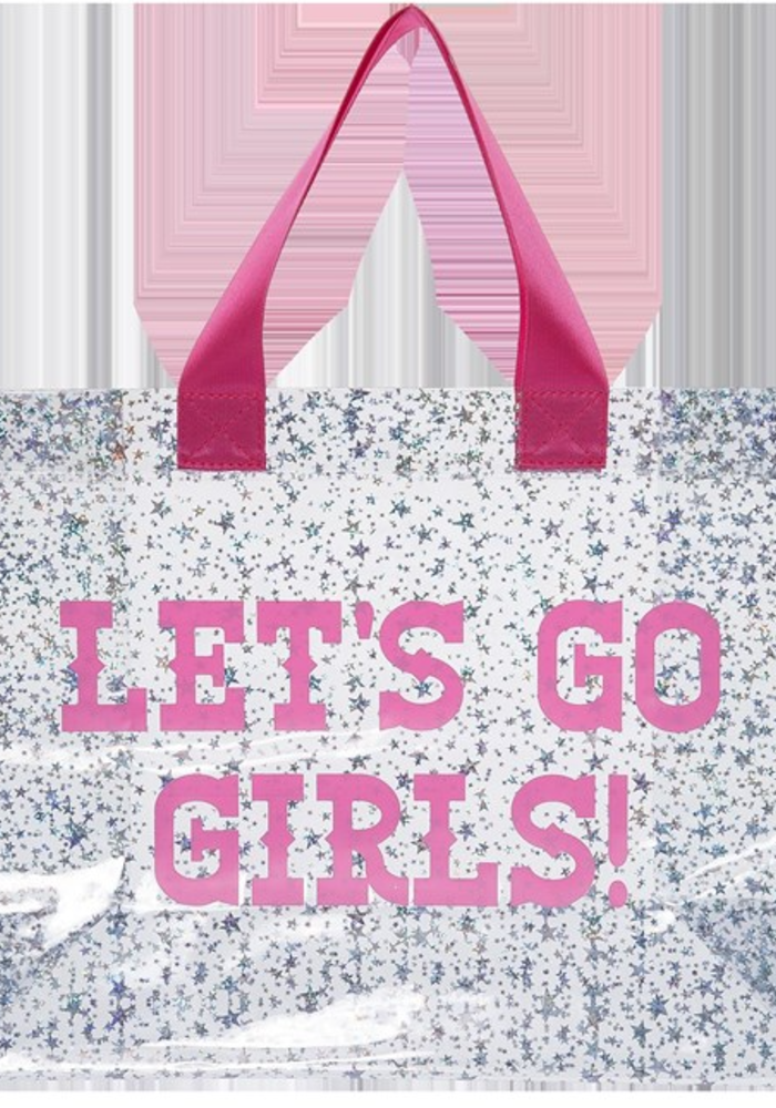 Let's Go Girls Large Star Tote