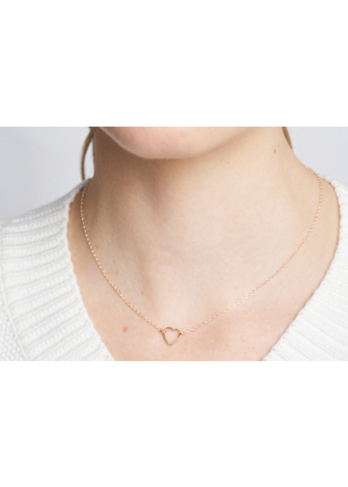 ABLE The Floating Shape Necklace Heart