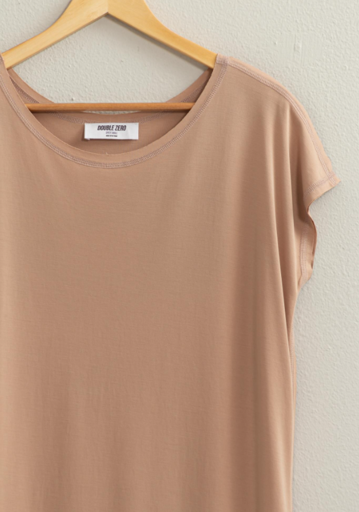 The Tenley Shirt Dress | Tan