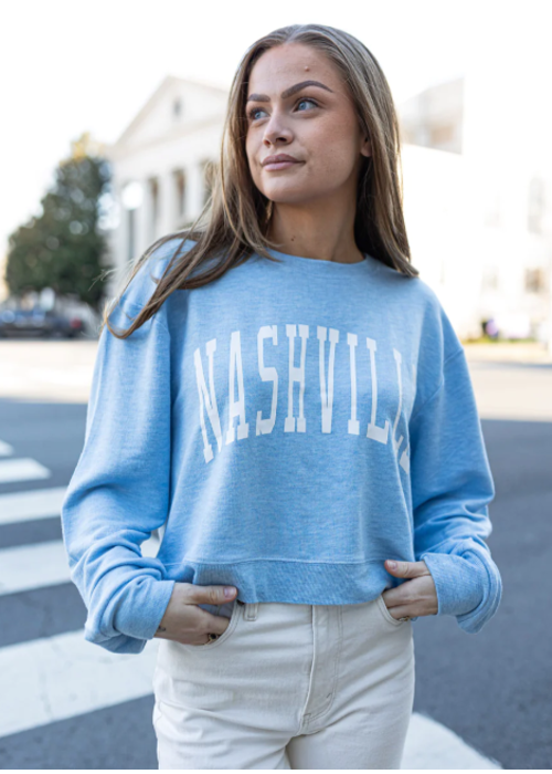 The NASH Collection The Sophia Everyday Pullover | Blue Bell