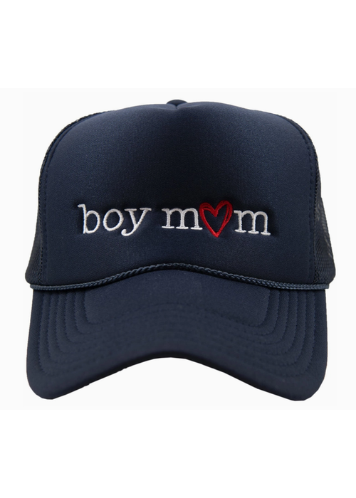 The Boy Mom Trucker Hat | Navy