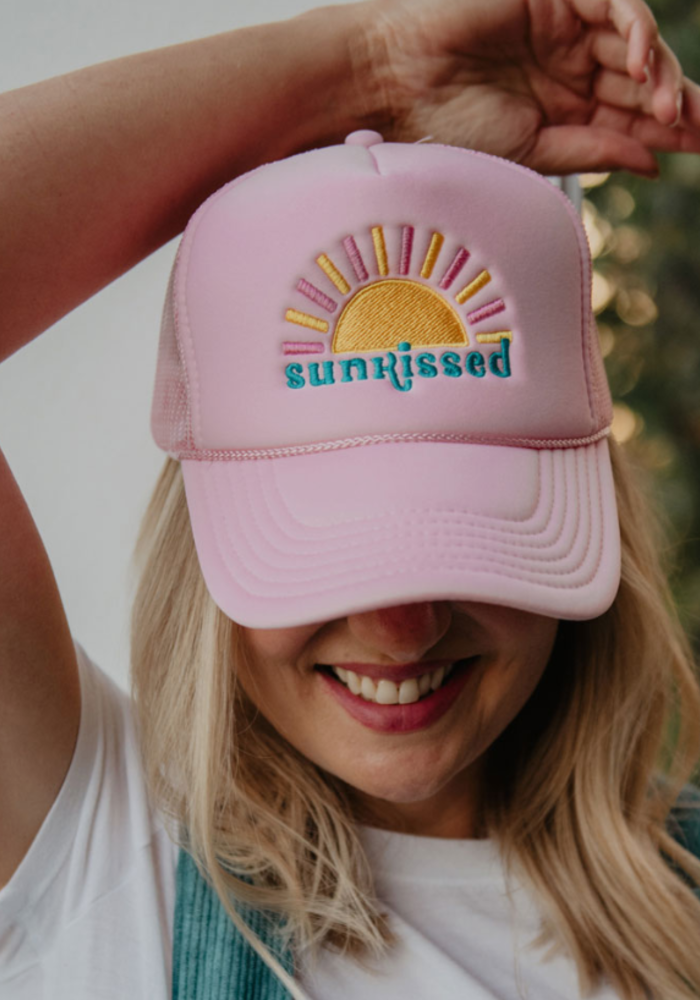 The Sunkissed Trucker Hat | Light Pink