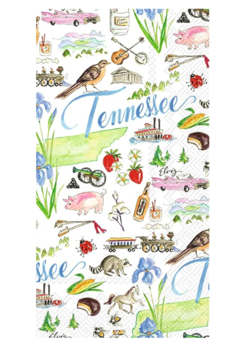 Tennessee State Collection Guest Napkin