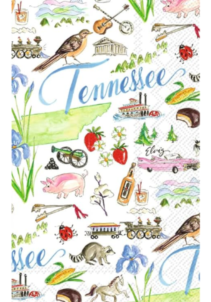 Tennessee State Collection Guest Napkin