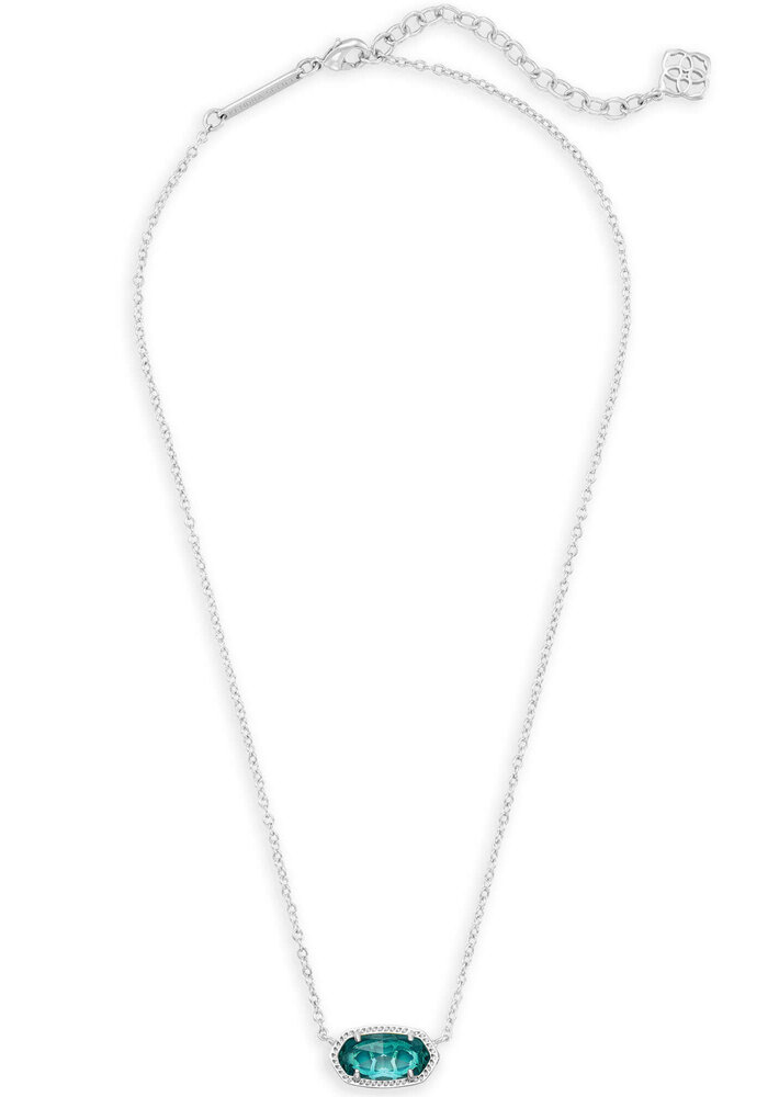 The Elisa Pendant Necklace in London Blue