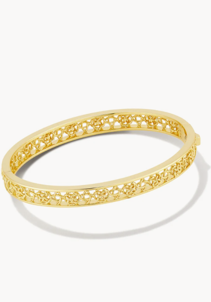 The Kelly Gold Bangle Bracelet