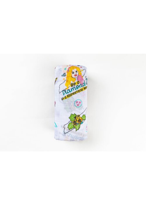 Tennessee Baby Floral Swaddle