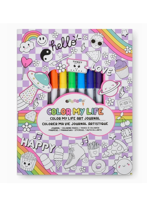 Color My Life Art Journal with Markers