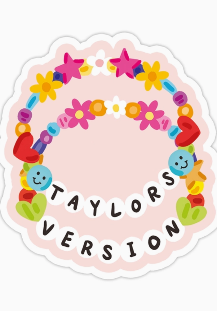 Taylor's Version Friendship Bracelet Sticker