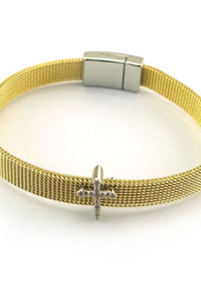 The Jada Gold Mesh Bracelet