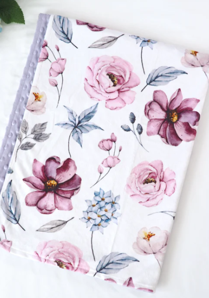 Vintage Floral Blanket | 30x40