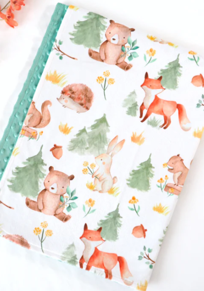 Forest Friends Blanket | 30x40