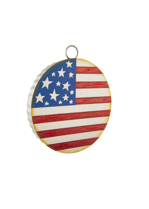 The Round Top Collection American Flag Charm