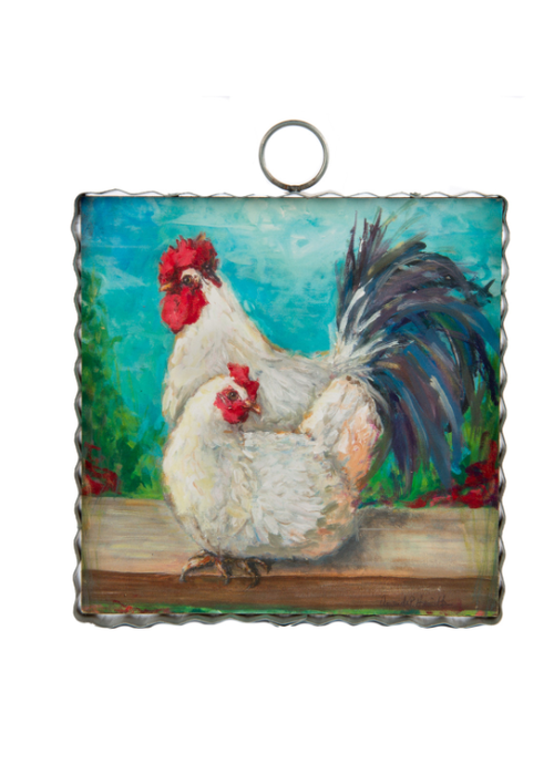 The Round Top Collection Mini Hamilton Rooster & Hen