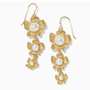 Everbloom Pearl Gold Drop Earrings