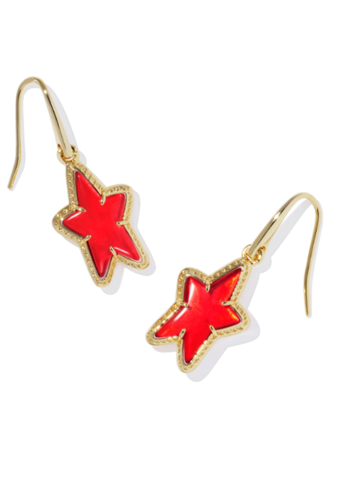 The Ada Gold Star Drop Earrings