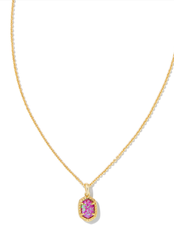 The Daphne Framed Gold Pendant Necklace