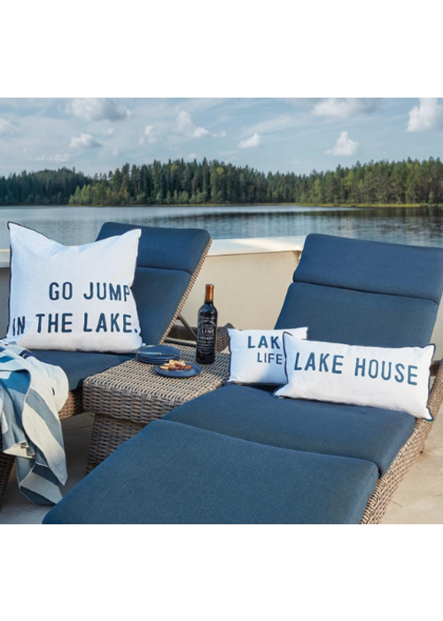 Lake Life Square Accent Pillow