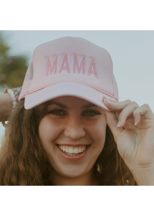 The MAMA Light Pink Trucker Hat