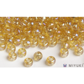 Miyuki Miyuki 6/0 Glass Beads - 251 Trans Pale Gold AB