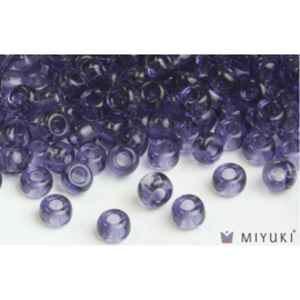 Miyuki Miyuki 6/0 Glass Beads - 159L Transparent Lt Cornflower Blue