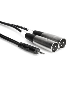 Hosa Hosa Stereo Breakout, 3.5 mm TRS to Dual XLR3M, 3 m