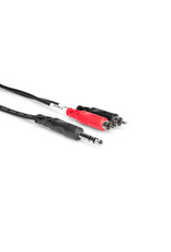 Hosa Hosa Insert Cable, 1/4 in TRS to Dual RCA, 3 m