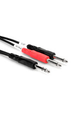 Hosa Hosa Insert Cable, 1/4 in TRS to Dual 1/4 in TS, 2 m