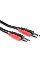 Hosa Hosa Stereo Interconnect, Dual 1/4 in TS to Same, 3 m