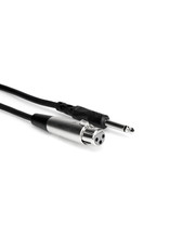 Hosa Hosa Unbalanced Interconnect, XLR3F to 1/4 in TS, 10 ft