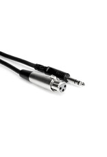 Hosa Hosa Balanced Interconnect, XLR3F to 1/4 in TRS, 10 ft