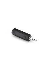 Hosa Adaptor, 3.5 mm TRS to 1/4 in TS