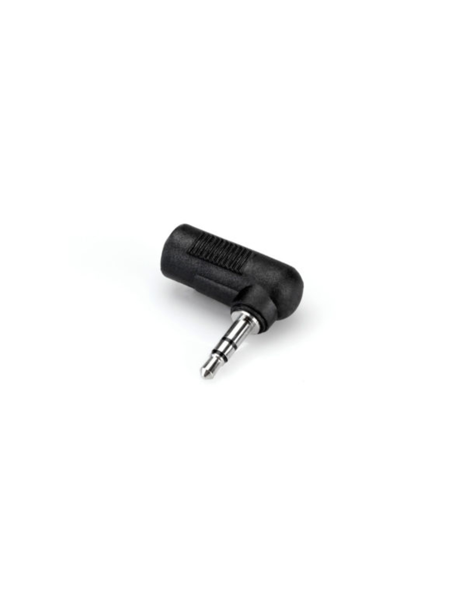 Hosa Right-angle Adaptor, 3.5 mm TRS to 3.5 mm TRS