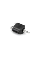 Hosa Adaptor, Dual RCA to 3.5 mm TRS